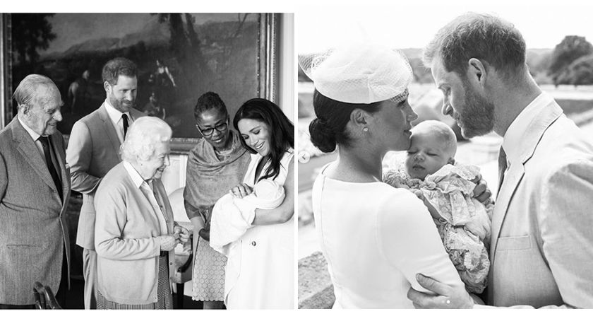 Tak wyglądał chrzest księcia Archiego - syna Meghan i Harryego