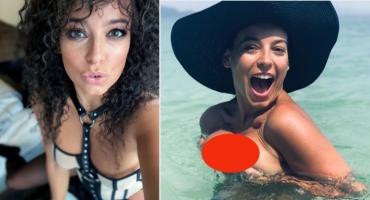 Anna Mucha opalała się topless na pomoście. Fani oszaleli na widok jej kształtów! (FOTO)